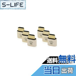 �y���������zRongdeson HDMI �_�~�[�v���O ���z�f�B�X�v���C 4K @ 60Hz DDC EDID �G�~�����[�^�[ �R�l�N�^�A1920x1080 - 4096x2160 ���T�|�[�g - 6�� �S�[���h