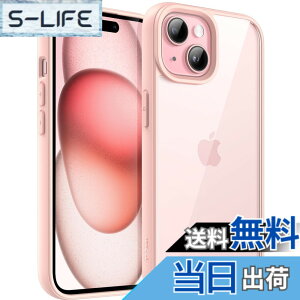 �y���������zJETech iPhone 15 Plus 6.7�C���`�p �P�[�X �ϏՌ��X�}�z�o���p�[�J�o�[ �\���b�h�J���[ �}�b�gTPU�t���[�� �����h�~ �N���A�o�b�N (�s���N)