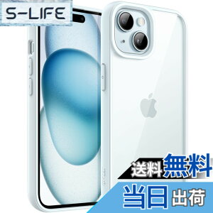 �y���������zJETech iPhone 15 Plus 6.7�C���`�p �P�[�X �ϏՌ��X�}�z�o���p�[�J�o�[ �\���b�h�J���[ �}�b�gTPU�t���[�� �����h�~ �N���A�o�b�N (�u���[)