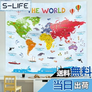 �y���������zDECOWALL TP-009 ���[���h�}�b�v �^�y�X�g���[ �|�X�^�[ �q�� ���� �w�K �Ǌ|�� �Q�� ���r���O �ۈ痾 �z�[���f�R 60'x50'(150x130cm)