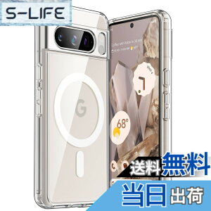 �y���������zJETech Google Pixel 8 Pro 6.7 �C���` 2023�p �}�O�l�b�g�P�[�X MagSafe�A�N�Z�T���Ή� �ϏՌ��X�}�z�ی�J�o�[ ���΂܂Ȃ� �n�[�h�N���APC�o�b�N (�N���A)