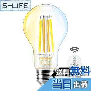 �y���������zDiCUNO LED�d�� E26���� 60W�`���� 6W �t�B�������g�d�� 800lm ���� ���F �����R���t�� �d���F �����F �����F �S�����^�C�v ���u���� �G�W�\�� �N���A�^�C�v �ȃG�l PSE�F�؍ς� A60 1��