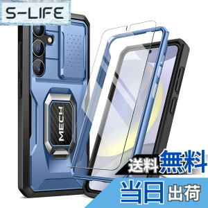�y���������zTongate Samsung Galaxy S24 Plus �P�[�X�A�����K���X���X�N���[���v���e�N�^�[�t�A�S�g�ی�A�R�p���̑ϐk Galaxy S24 + Plus �g�уP�[�X�i2024�j�����O�u���P�b�g�ƃX���C�h�J�����J�o�[��