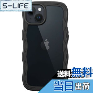 �y���������zJETech iPhone 14 Plus 6.7�C���`�p ���킢�� �P�[�X �g��t���[�� ���˂��� �ϏՌ� �X�}�z�J�o�[ �����p ���q���� �N���A �n�[�hPC�o�b�N (�u���b�N)