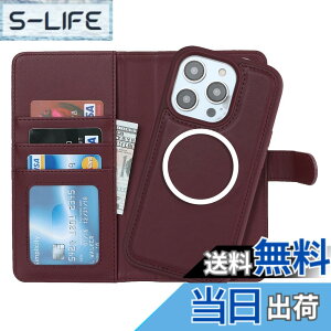 �y���������zPelanty for iPhone 15 Pro �P�[�X�蒠�^ Magsafe�Ή����C�����X�[�d for iPhone15 Pro 2in1������ �g�уJ�o�[ ���� PU���U�[+TPU ���z�^�J�o�[ �}�O�l�b�g ���O�����R ���p2way ���K����D��