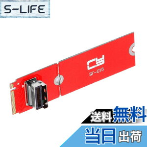 �y���������zNFHK PCI-E 4.0 M.2 M-Key to MCIO Mini Cool Edge IO ���X�z�X�g�A�_�v�^�[ PCIe Nvme SSD 2280 2230�p