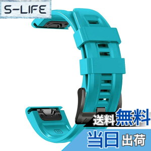 �y���������z[YOCAHU] QuickFit 22 mm �o���h �����p for GARMIN(�K�[�~��) Fenix 7 Pro Solar/Approach S70 47 mm/Forerunner 965 �Ή� �X�g���b�v �V���R�� �x���g �_�炩�� �h���� �K�[�~�� �p �����o���h (sky blue)
