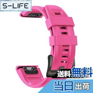 �y���������z[YOCAHU] QuickFit 22 mm �o���h �����p for GARMIN(�K�[�~��) Fenix 7 Pro Solar/Approach S70 47mm/Forerunner 965 �Ή� �X�g���b�v �V���R�� �x���g �_�炩�� �h���� �K�[�~�� �p �����o���h (pink)