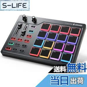 �y���������zDonner MIDI�R���g���[���[ 16�p�b�h USB Type-c ���y���� �o�b�N���C�g�t�� ���{��戵������ STARRYPAD
