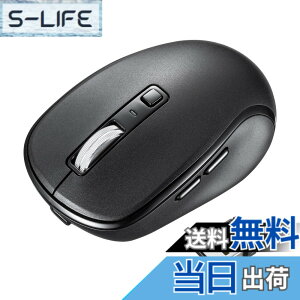 �y���������z�T�����T�v���C �}�E�X Bluetooth�E���C�����X���Ή� �É��{�^�� �[�d�� 5�{�^�� ���^ �u���b�N MA-WBBS519BK
