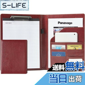 �y���������zPanavage A4 �N���b�v�{�[�h, PU ���U�[ ��܂�, �y���z���_�[�t��, �|�P�b�g�E���h����E�������t�� (���F-������)
