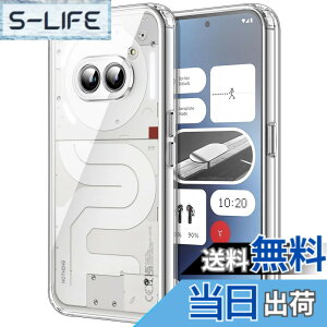 �y���������zJETech Nothing Phone 2a / 2a Plus�p �ی�P�[�X ���΂݂Ȃ� �Ռ��z�� �o���p�[�J�o�[ �����h�~ �N���A�o�b�N (�N���A)