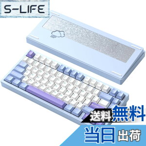 �y���������z�yWOBKEY Rainy 75�L�[�{�[�h�z�J���̂悤�ȑŌ��� ���J�j�J���L�[�{�[�h 3WAY�ڑ� OS�݊��� �z�b�g�X���b�v��VIA�̑Ή� �J�X�^�}�C�Y�� �K�X�P�b�g�f�U�C�� �A���~�j�E���f�ގg�p RG