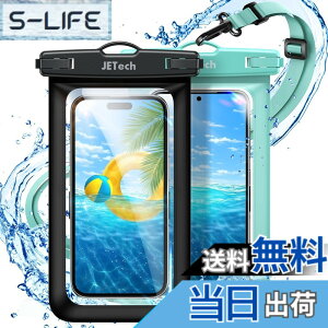 �y���������zJETech �X�}�z �h���P�[�X 2���Z�b�g �h���|�[�` iPhone 17e 17 16e 16 15 14 13 12 Air Pro Max Plus/Galaxy S26 S25 Ultra/Pixel 10�V���[�Y�Ȃ� �ő�7.2�C���`�Ή� �X�g���b�v�t�� IPX8�h���C�o�b�O (�u��