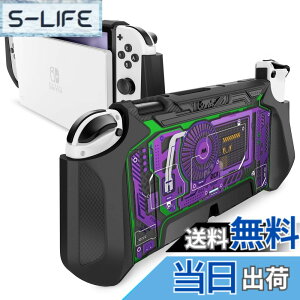�y���������zMumba Nintendo Switch OLED 2021�p �P�[�X �L�@EL���f�� TPU�O���b�v �ی�J�o�[ �h�b�L���O�\ �A�N�Z�T���[ Nintendo Switch OLED��Joy-Con �R���g���[���[�Ή� [Blade �V���[�Y]