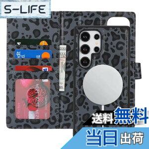 �y���������zPelanty for Galaxy S24 Ultra �P�[�X�蒠�^ SC-52E SCG26 Magsafe�Ή� ���C�����X�[�d 2in1������ �g�уJ�o�[ PU���U�[+TPU ���z�^�J�o�[ �}�O�l�b�g ���O�����R ���p 2way ���K����D���� �J�[