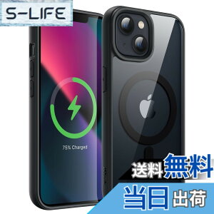 �y���������zJETech iPhone 13 mini 5.4�C���`�p �}�O�l�b�g �P�[�X MagSafe�ɑΉ� �Ռ��z�� �o���p�[�J�o�[ �\���b�h�J���[�}�b�gTPU�t���[�� �����h�~ �N���A�o�b�N (�u���b�N)