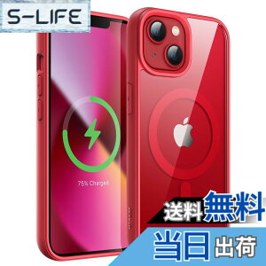 �y���������zJETech iPhone 13 mini 5.4�C���`�p �}�O�l�b�g �P�[�X MagSafe�ɑΉ� �Ռ��z�� �o���p�[�J�o�[ �\���b�h�J���[�}�b�gTPU�t���[�� �����h�~ �N���A�o�b�N (���b�h)