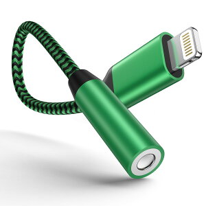 �y���������zOcbuo iPhone �ϊ��A�_�v�^ �C���z�� Lightning - 3.5mm �C���z�� �ϊ��P�[�u�� MFi�F�� �C���z���E�w�b�h�z���A�_�v�^�[ ���C�g�j���O 3.5mm �ϊ� �ʘb/���ʒ���/���y�Ή�iPhone14/13/12/11/iPad