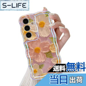 �y���������zQLTYPRI Galaxy S24 �P�[�X �M�����N�V�[S24 �P�[�X SC-51E SCG26 TPU �J�o�[ �E�F�[�u ������� �؍� ���� �ԕ� ���^ �y�� �ϏՌ� �X�}�z�P�[�X ���C�����X�[�d�Ή� �X�g���b�v�z�[���t