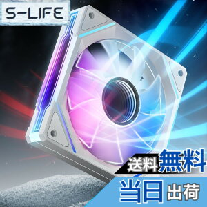 �y���������zAsiaHorse �É����ϋv ARGB PC�P�[�X�t�@�� 120mm �����r�C�Ή��E4Pin PWM/5V 3Pin ARGB 61.5 CFM�E1800 RPM�EHDB�x�A�����O��50,000���Ԓ��̒��� ASUS Aura Sync�EGIGABYTE RGB Fusion�EMSI Mystic Light ���S�Ή�1