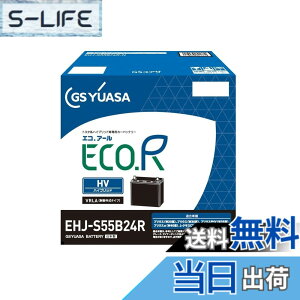 �y���������zGS���A�T (�W�[�G�X���A�T) EHJ S55B24R ECO.R HV �g���^�n�n�C�u���b�g��p�Ԑ�p ��@�p�o�b�e���[ GS YUASA 2024�N���f��