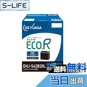 �y���������zGS���A�T (�W�[�G�X���A�T) EHJ S42B20L ECO.R HV �g���^�n�n�C�u���b�g��p�Ԑ�p ��@�p�o�b�e���[ GS YUASA 2024�N���f��