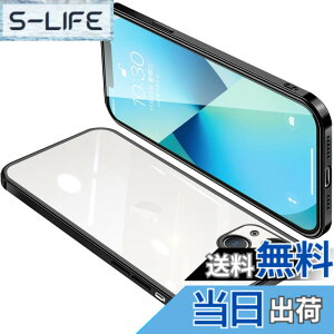 �y���������zONETIAOLONG iPhone13 mini �p �P�[�X �N���A �A�C�t�H��13mini �J�o�[ ���� �X�}�z�P�[�X �S�ʕی� �ϏՌ� �y�� ���b�L���H TPU ���^ �X�g���b�v�z�[���t�� ����~�� �����h�~�i�u���b�N
