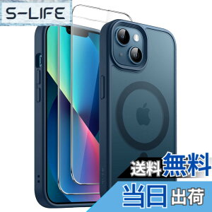 �y���������zJETech 3 in 1 iPhone 13 mini 5.4 �C���`�p �}�O�l�b�g �P�[�X 2�������K���X�t�B�����t�� MagSafe�Ή� �������}�b�g�o�b�N �ϏՌ��X�}�z�J�o�[ (�X�g�[���u���[)