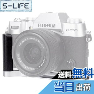 �y���������zJJC ���� L�^�n���h�O���b�v Fuji X-T50 XT50 �J�����K�p �d�r�������֗� ���1/4-20�̃l�W & �A���J�^�C�v �X�s�[�J�[�z�[���t�� �V���o�[