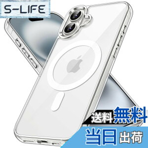 �y���������zJETech iPhone 16 Plus 6.7�C���`�p �}�O�l�b�g �P�[�X MagSafe�Ή� �Ռ��z�� �o���p�[�J�o�[ �����h�~ �N���A�o�b�N (�N���A)