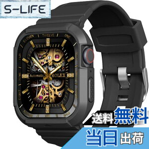 �y���������zBOOLINN �A�b�v���E�H�b�` �o���h 44mm 45mm 49mm 42mm �Ή� apple watch �o���h �P�[�X�t�� ���ȃ����YTPU�x���h ��̌^ �X�|�[�c�o���h�ʋC �h�� �ϏՌ� iWatch Series Ultra/Ultra2 9 8 7 SE 6 5 4 3 