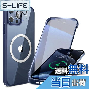 �y���������z�y3 in 1�S�g��̌^�ی�I�zHAUTRKBG iPhone 16 Pro Max �p �P�[�X �N���A ���ʋ����K���X [MagSafe�Ή�] [�J�����t�C������] ���^�b�`�p�l�����x �}�O�Z�[�t ���C�����X�[�d�Ή� �ČRMIL