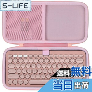 �y���������zLebakort�ی�P�[�X�ɓK������Logicool(���W�N�[��)PEBBLE KEYS 2 K380sGR ���^ �y�� 415g ���^ Bluetooth Logi Bolt ���C�����X�L�[�{�[�h (�s���N �P�[�X)