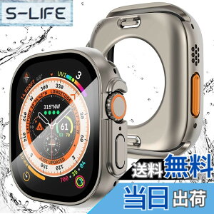 �y���������z�y2024�����ŁzAMAPC for Apple Watch �P�[�X Apple Watch Ultra 2/Apple Watch Ultra 49mm �p �P�[�X 360�x�S�ʖh�� �o���h ���j�E�X�|�[�c��p �K���X�t�B���� ��̌^ apple watch �p �J�o�[ 360�t���{�f