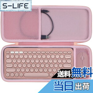 �y���������zLebakort���[�P�[�X�ƌ݊����̂���Logicool���W�N�[��PEBBLE KEYS 2 K380sGR Bluetooth���C�����X�L�[�{�[�hPEBBLE MOUSE2 M350sGR ���C�����X�}�E�X (�s���N �P�[�X)