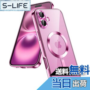 �y���������zJETech iPhone 16 6.1�C���`�p �\�t�g�N���A�P�[�X �J���������Y�S�ʕی� MagSafe���C�����X�[�d�Ή� �ϏՌ� �d�C���b�LTPU�J�o�[ (�s���N)