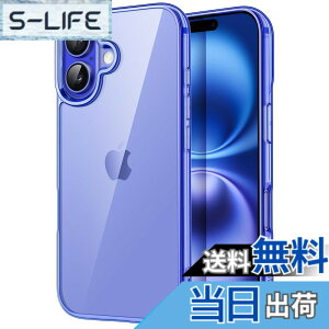 �y���������zJETech iPhone 16 Plus 6.7�C���`��p �P�[�X ���΂݂Ȃ� �Ռ��z�� �o���p�[�J�o�[ �����h�~ �N���A�o�b�N (�E���g���}����)