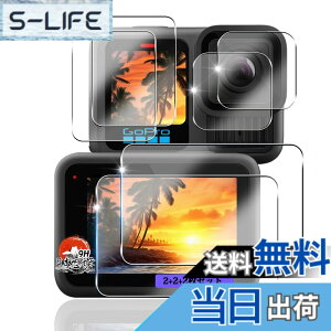 �y���������z�p gopro hero 13 black �K���X�t�B���� �t���ی�t�B���� �y6���Z�b�g ���YAGC���Ɏq�f�ށz �Ή� GoPro HERO13 �t�B���� ���C����ʗp2��+�T�u��ʗp2��+LED�ی�t�B����2�� �d�x9H �ϏՌ� 