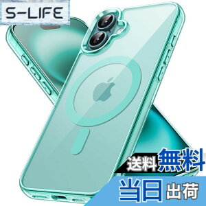 �y���������zJETech iPhone 16 Plus 6.7�C���`�p �}�O�l�b�g �P�[�X MagSafe�Ή� �Ռ��z�� �o���p�[�J�o�[ �����h�~ �N���A�o�b�N (�e�B�[���u���[)