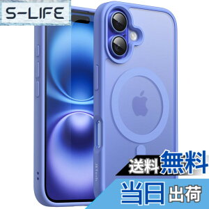�y���������zJETech iPhone 16 Plus 6.7�C���`�p �}�O�l�b�g �P�[�X MagSafe�ɑΉ� �������̃}�b�g�w�� ���^ �ϏՌ� �J�o�[ (�E���g���}����)