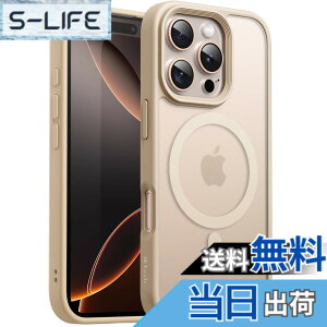 �y���������zJETech iPhone 16 Pro Max 6.9�C���`�p �}�O�l�b�g �P�[�X MagSafe�ɑΉ� �������̃}�b�g�w�� ���^ �ϏՌ� �J�o�[ (�f�U�[�g�`�^�j�E��)