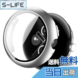 �y���������zCABOBE �Ή� �s�N�Z���E�H�b�`3 �P�[�X PC�f�� �ϏՌ��� �����^ Pixel Watch �J�o�[ �S�ʕی� �ȈՒ��E �O�[�O���E�H�b�` �P�[�X Pixel Watch 3 �J�o�[(45mm,�V���o�[)