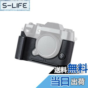�y���������zSIUTATDSH �J�����n�[�t�P�[�X�A Fuji X-T50 XT50�A�r���e�[�W���^���{�v�C���X�^���g�J�����ی�P�[�X �X�^�C���b�V�� �|�[�^�u�� �ϏՌ� (�u���b�N)