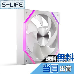 �y���������zAsiaHorse Nyota ARGB PC �t�@�� 120MM 1�{ ����(�r�C) �P�[�X�t�@�� [���\�Ɣ��w�̗Z��] [�É�] 4Pin PWM�A5V 3Pin ARGB 2000RPM/61.5 CFM/�����x�E�����\HDB�x�A�����O/�쓮����50,000����/16��LED���C