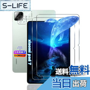 �y���������z�y2+2���Z�b�g�z �Ή� Xiaomi Pad 7 / pad 7 Pro ��p 11.2�C���` �K���X�t�B���� 2��+ �J�����ی� 2�� �y���{���Ɏq�f�ލ̗p �d�x9H ��U�h�~ �z�p �V���I�~ Pad 7 / pad 7 Pro �t�B���� �����K