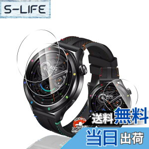 �y���������z�p Xiaomi Watch S4 �K���X�t�B���� �ی�t�B���� �y3���Z�b�g ���YAGC���Ɏq�f�ށz �p xiaomi watch s4 �����K���X �t�B���� �����ߗ� �����^ �p �V���I�~ WatchS4 �t�� �ی�t�B���� �ϏՌ�