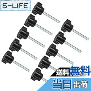 �y���������zCoCud �X�^�[�N�����v�m�u M5 x 45 mm�I�X�l�W 24 mm�w�b�h �v���X�`�b�N �T���X�N�����[�O���b�v�n���h�m�u�˂��{���g �u���b�N �p�r:���Ջ@�B�p 10����