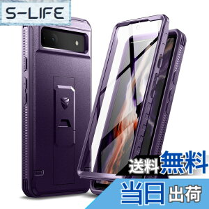 �y���������zDexnor Google Pixel 6A 5G�p �P�[�X [�����X�N���[���v���e�N�^�[���L�b�N�X�^���h] �R�p�K�i �ϏՌ� �����h��J�o�[(�p�[�v��)