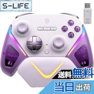 �y���������zEasySMX �R���g���[���[ PC Switch 2 Steam Deck IOS Android �A�[�d�h�b�N�ARGB �o�b�N���C�g�ATMR �W���C�X�e�B�b�N�t���Q�[�� �R���g���[���[�ASwitch �Q�[���p�b�h ���� �A1000Hz �|�[�����O